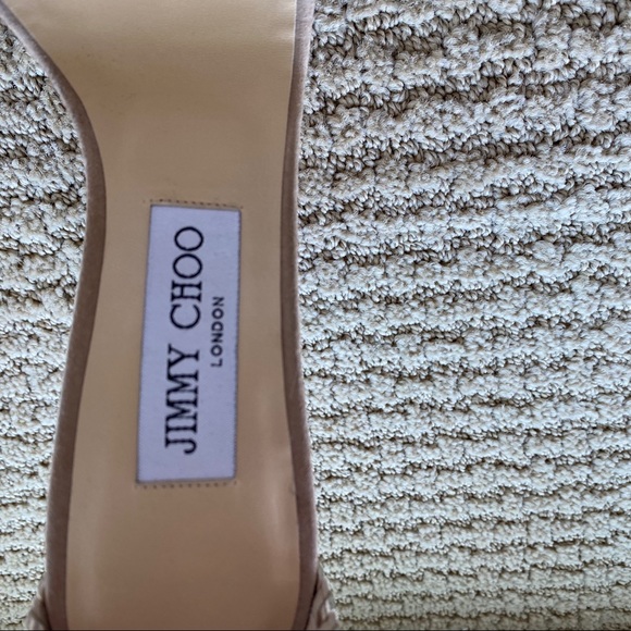 NWT Jimmy Choo Holly Suede Whipstitched Sandal - Picture 8 of 9